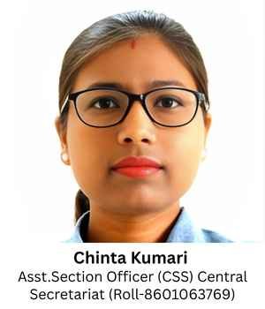 Chinta Kumari Asst.Section Officer (CSS) Central Secretariat (Roll-8601063769)