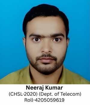 Neeraj Kumar (CHSL-2020) Roll-4205059619 (Dept. of Telecom)
