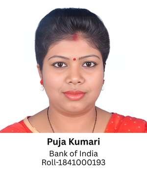 Puja Kumari (Bank of India) Roll-1841000193