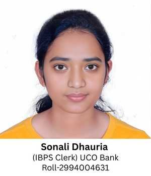 Sonali Dhauria (IBPS Clerk) UCO Bank Roll-2994004631
